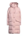 Peuterey Woman Puffer Light Pink Size 6 Cotton, Polyamide