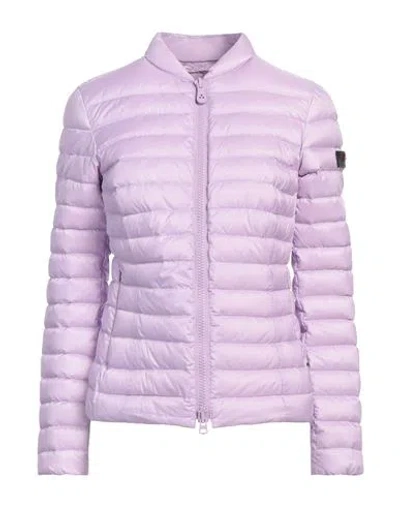 Peuterey Woman Puffer Lilac Size 10 Polyester