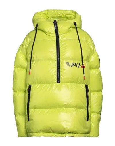 Peuterey Woman Puffer Lime Green Size L Polyamide