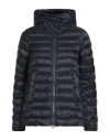 Peuterey Woman Puffer Midnight Blue Size 10 Polyester In Black