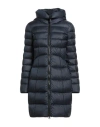 Peuterey Woman Puffer Midnight Blue Size 2 Polyester