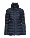 Peuterey Woman Puffer Midnight Blue Size 6 Polyester