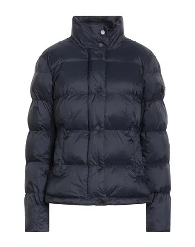 Peuterey Woman Puffer Midnight Blue Size 8 Polyamide