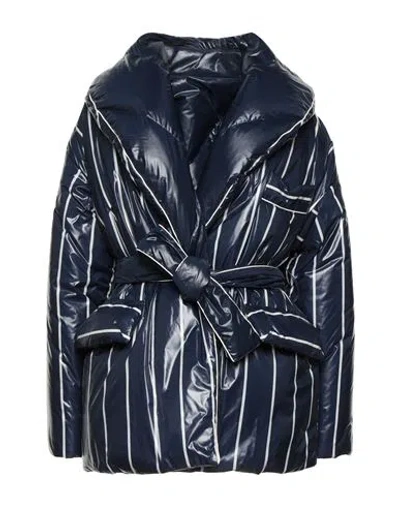 Peuterey Woman Puffer Midnight Blue Size L Polyamide