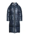 Peuterey Woman Puffer Midnight Blue Size Xs Polyester