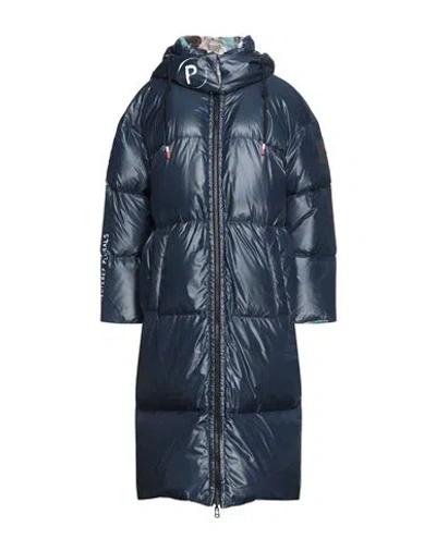 Peuterey Woman Puffer Midnight Blue Size Xs Polyester