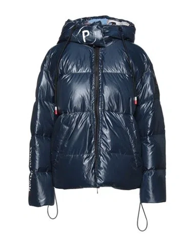 Peuterey Woman Puffer Midnight Blue Size Xs Polyester