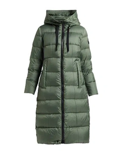 Peuterey Woman Puffer Military Green Size 10 Polyester