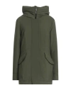 Peuterey Woman Puffer Military Green Size 14 Polyethylene, Elastane
