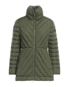 Peuterey Woman Puffer Military Green Size 6 Polyester