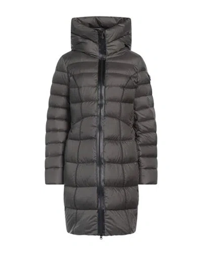 Peuterey Woman Puffer Military Green Size 8 Polyester