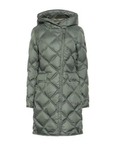 Peuterey Woman Puffer Military Green Size 8 Polyester