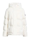 Peuterey Woman Puffer Off White Size 8 Polyamide