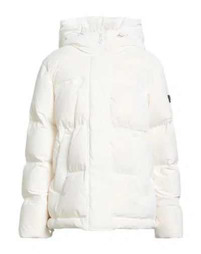 Peuterey Woman Puffer Off White Size 8 Polyamide