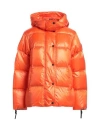 Peuterey Woman Puffer Orange Size 12 Polyamide