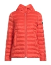 Peuterey Woman Puffer Orange Size 12 Polyester