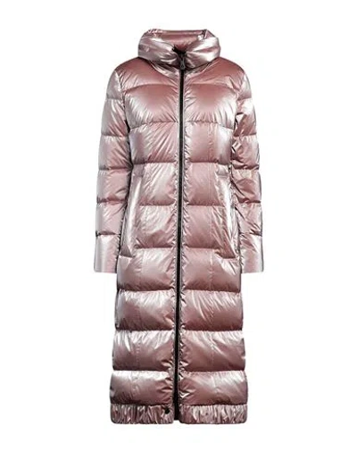 Peuterey Woman Puffer Pastel Pink Size 8 Polyamide