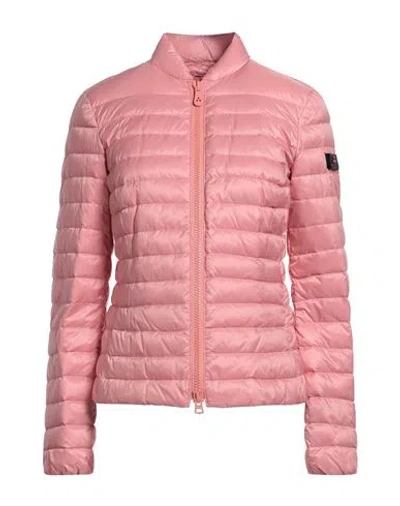 PEUTEREY PEUTEREY WOMAN PUFFER PINK SIZE 10 POLYESTER