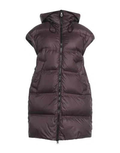 Peuterey Woman Puffer Plum Size 6 Polyester