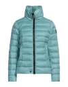 Peuterey Woman Puffer Sage Green Size 8 Polyester