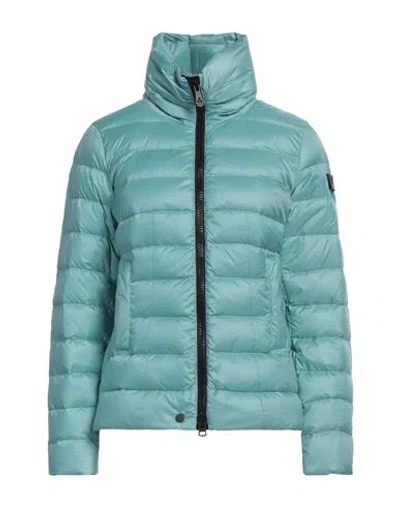 Peuterey Woman Puffer Sage Green Size 8 Polyester