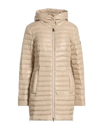 Peuterey Woman Puffer Sand Size 10 Polyamide In Neutral