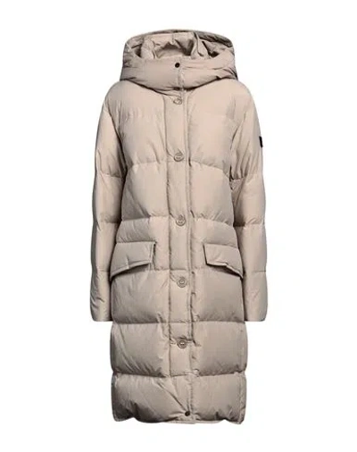 Peuterey Woman Puffer Sand Size 12 Cotton, Polyamide