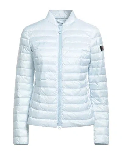 Peuterey Woman Puffer Sky Blue Size 12 Polyester