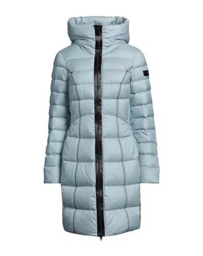 Peuterey Woman Puffer Sky Blue Size 8 Polyester