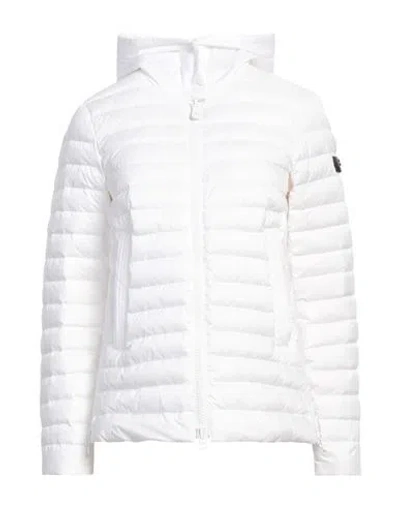Peuterey Woman Puffer White Size 10 Polyester