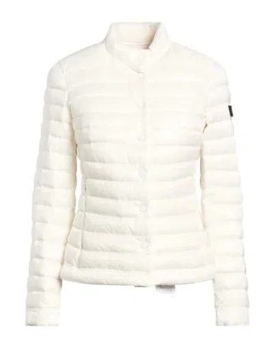 Peuterey Woman Puffer White Size 10 Polyester