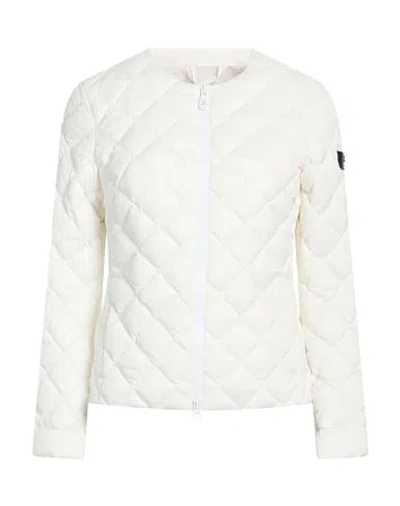 Peuterey Woman Puffer White Size 12 Polyamide