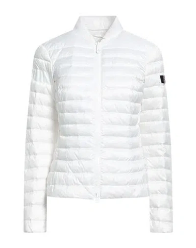 PEUTEREY PEUTEREY WOMAN PUFFER WHITE SIZE 12 POLYESTER