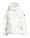 Peuterey Woman Puffer White Size 6 Cotton, Polyamide