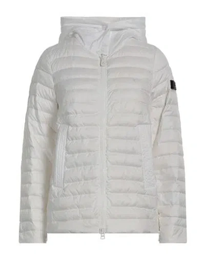 Peuterey Woman Puffer White Size 4 Polyester In White