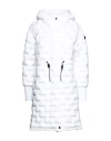 Peuterey Woman Puffer White Size 8 Polyamide, Elastane