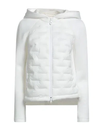 Peuterey Woman Puffer White Size 8 Polyester, Viscose, Polyamide