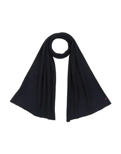 Peuterey Woman Scarf Midnight Blue Size - Cashmere In Black