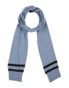 PEUTEREY PEUTEREY WOMAN SCARF SLATE BLUE SIZE - WOOL, VISCOSE, POLYAMIDE, CASHMERE