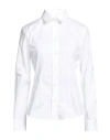 Peuterey Woman Shirt White Size 4 Cotton, Polyamide, Elastane