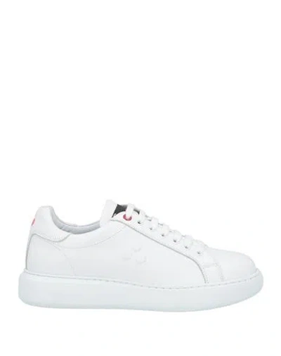 Peuterey Woman Sneakers White Size 7 Leather