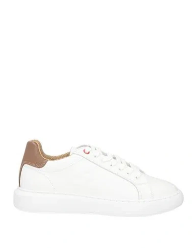 Peuterey Woman Sneakers White Size 8 Leather