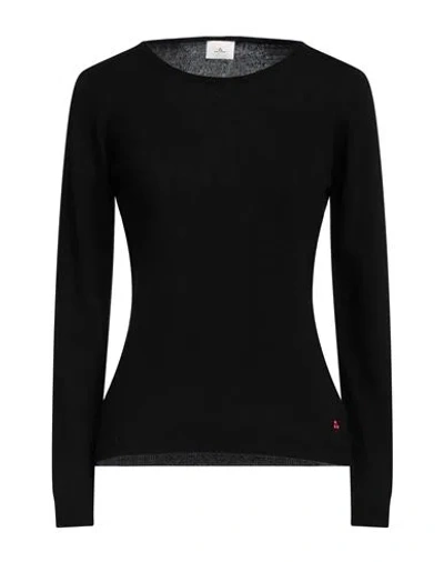 Peuterey Woman Sweater Black Size 4 Viscose, Wool, Polyamide, Cashmere