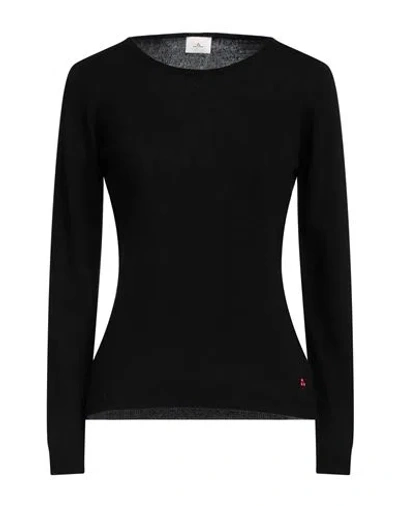 Peuterey Woman Sweater Black Size 6 Viscose, Wool, Polyamide, Cashmere