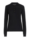 Peuterey Woman Sweater Black Size 8 Virgin Wool