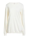 Peuterey Woman Sweater Ivory Size 12 Polyamide, Viscose, Wool, Cashmere In White