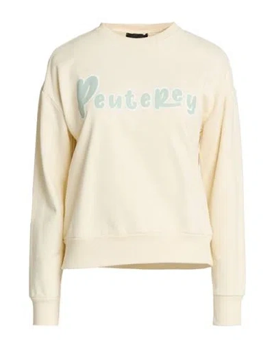 Peuterey Woman Sweatshirt Beige Size S Cotton In Sand