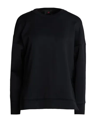 Peuterey Woman Sweatshirt Black Size 6 Polyamide, Elastane