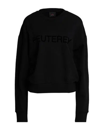 Peuterey Woman Sweatshirt Black Size M Cotton
