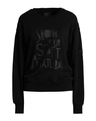 Peuterey Woman Sweatshirt Black Size S Cotton
